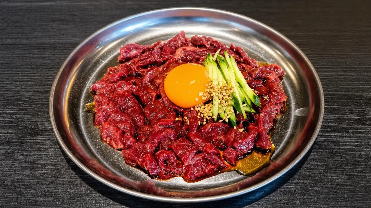 馬肉ユッケ